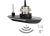 RAYMARINE RV-400 Stainless Steel Through-Hull Transducer