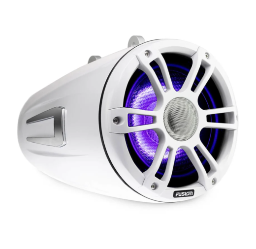 Fusion® Signature Series 3 Marine Wake Tower Speakers– морские динамики 6,5" 230 Вт для вейк-катеров, белый, с иллюминацией CRGBW