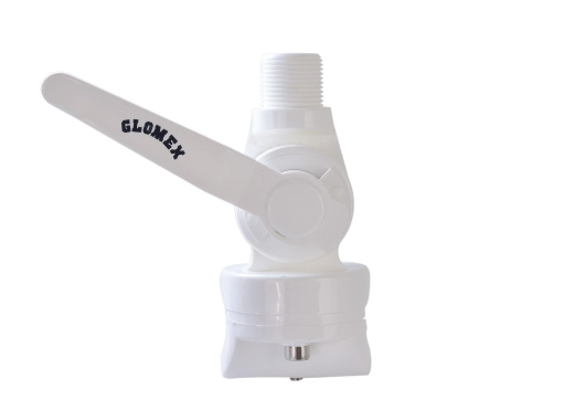 GLOMEX Antenna Rail and Deck Bracket, Plastic