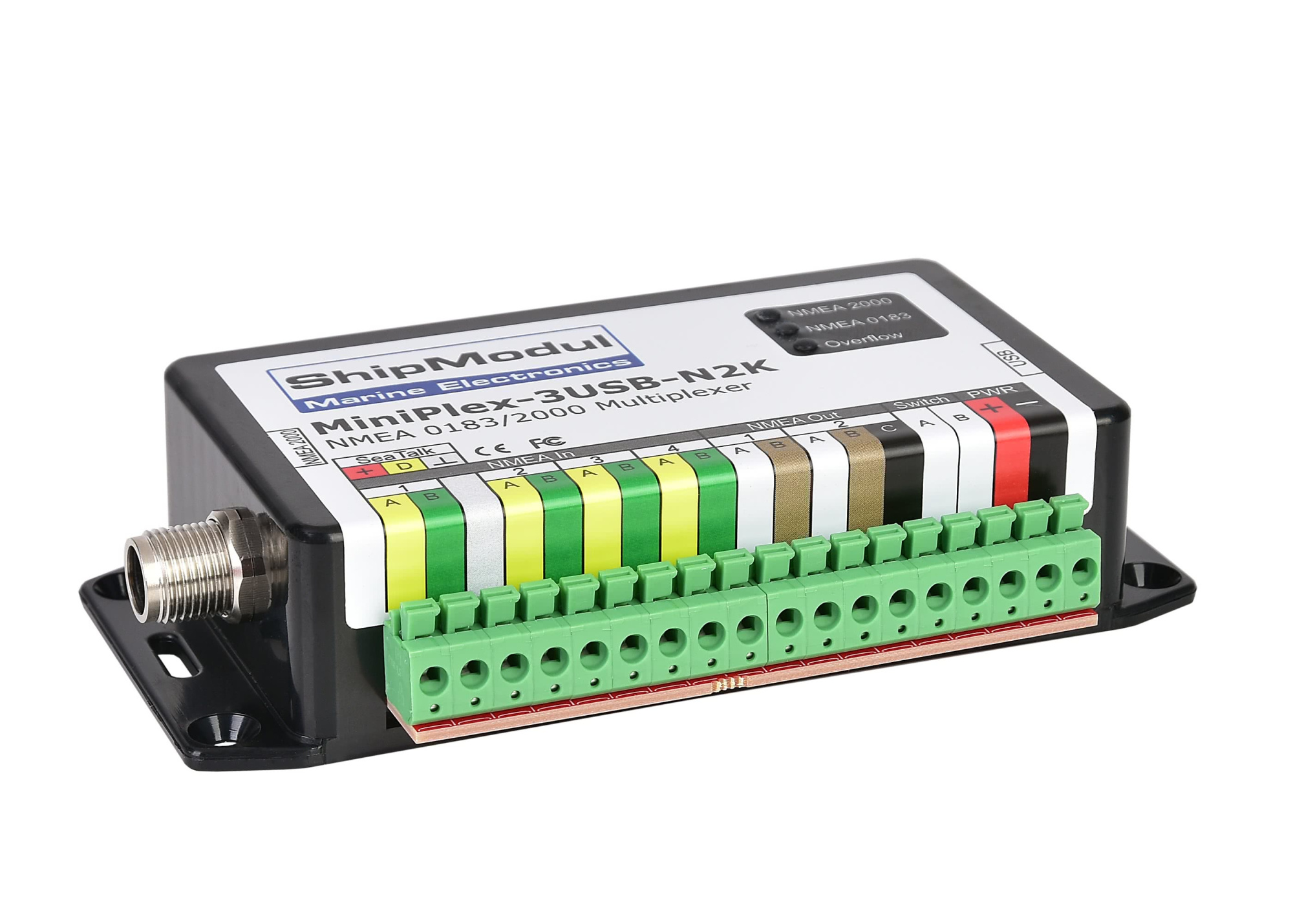 MiniPlex-3 NMEA Multiplexer with USB and NMEA2000 Connections
View Ratings (11)
